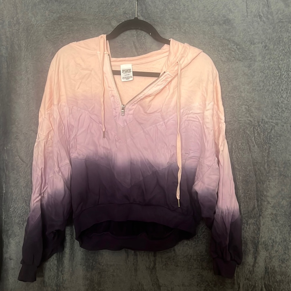 Pink by Victoria Secrets Womens Long Sleeve cropped hoodie